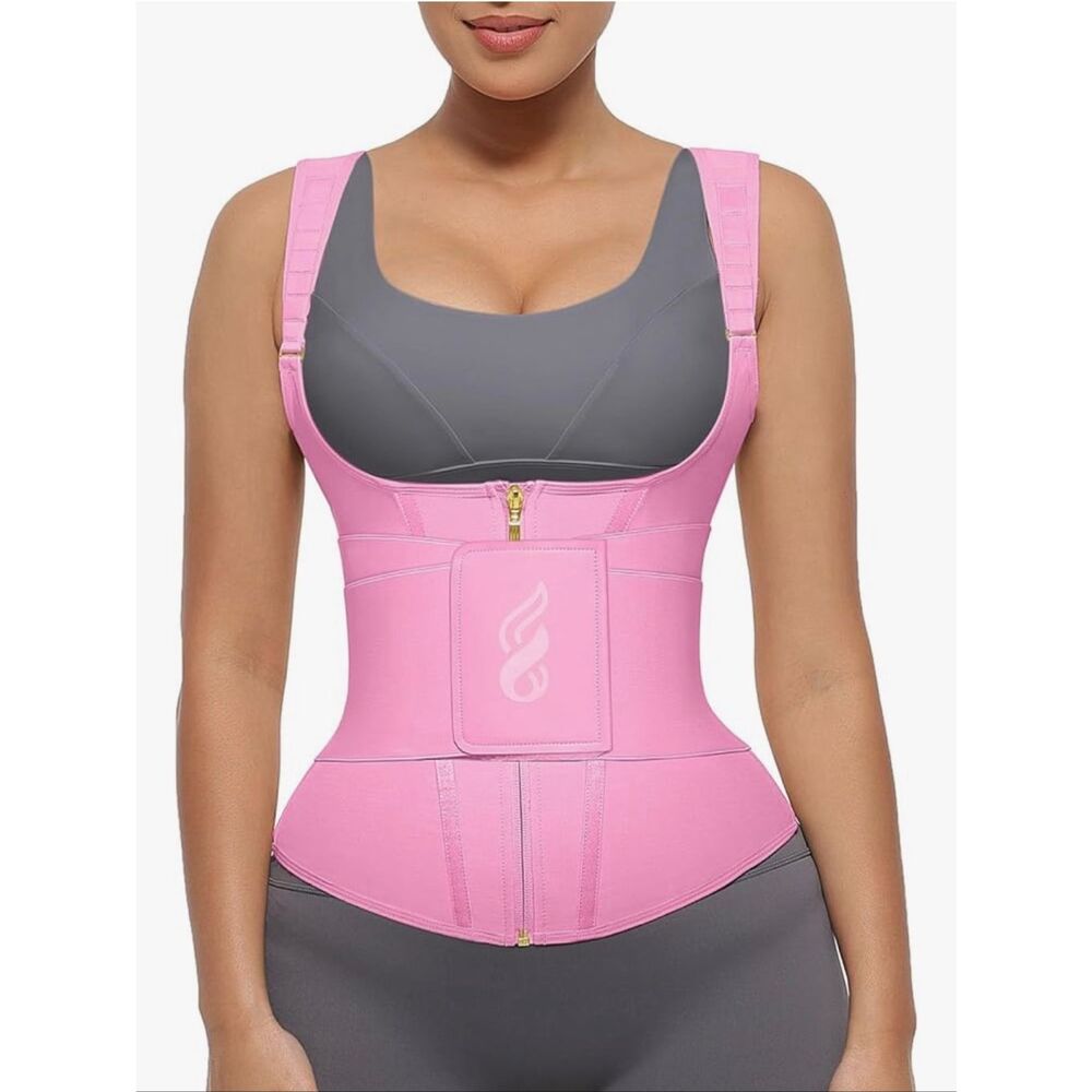 FeelinGirl Waist Trainer for Women Tummy Control Waist Cincher Belt -L NWT